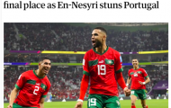 Truyền thông thế giới nói gì về thất bại của Bồ Đào Nha