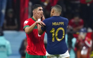 Khoảnh khắc đắt giá giữa Mbappe và Hakimi
