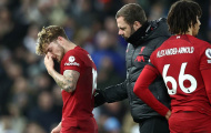 Liverpool đón 2 tổn thất lớn sau trận gặp Leicester