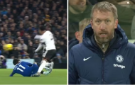 Graham Potter giận dữ với thẻ đỏ của Joao Felix