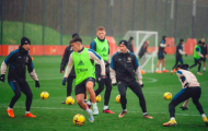Tân binh lần đầu xuất hiện trên sân tập M.U trước đại chiến Man City