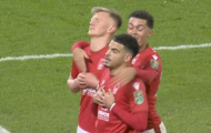 Tiền đạo ăn mừng như Ronaldo sau khi xé lưới MU