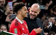 Ten Hag cười tươi rói khi Jadon Sancho trở lại