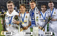 Kroos lập thành tích vô tiền khoáng hậu