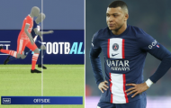 Kylian Mbappe phản ứng khi bị từ chối bàn thắng