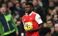 Vì sao Thomas Partey vắng mặt khi Arsenal thua Man City?