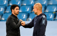 Pep Guardiola vẫn xếp trên Mikel Arteta một bậc