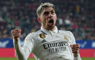Vượt khó trước Osasuna, Real 'phả hơi nóng' vào Barcelona