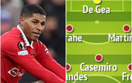 3 phương án chiến thuật cho Man United nếu Rashford chấn thương