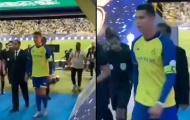 Phản ứng của Ronaldo khi CĐV hét: 'Messi xuất sắc hơn'