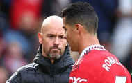 Ten Hag ngủ ngon giấc sau khi loại bỏ Ronaldo
