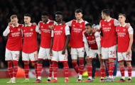 Arsenal yếu bóng vía khi ra biển lớn