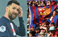 CĐV Barca hô vang tên Messi trong thất bại 0-4 trước Real