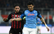 Napoli trả giá đắt sau trận thua Milan