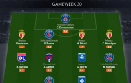 Đội hình tiêu biểu vòng 30 Ligue 1: 4 sao PSG, hàng thủ Monaco