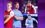Odegaard chưa thể ‘chung mâm’ với De Bruyne