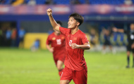 Tiền đạo U22 Việt Nam không ngán hậu vệ cao to của Singapore
