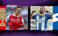 TRỰC TIẾP Arsenal 0-3 Brighton: Thảm họa (KT)