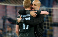 Phản ứng của Guardiola khi bị De Bruyne quát