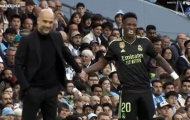 Pep Guardiola trêu Vinicius khi Real không lên nổi bóng