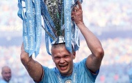 Haaland ngạo nghễ ăn mừng danh hiệu Premier League đầu tiên