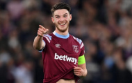 Phản ứng của Declan Rice khi Arsenal gia hạn với Saka