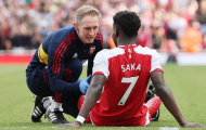 Tuyển Anh lo sốt vó vì Saka