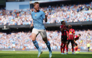 10 'vua kiến tạo' châu Âu: De Bruyne số 2; Trò cũ Ten Hag vô đối