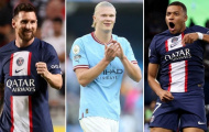 Đội hình hay nhất top 5 giải châu Âu: Messi số 1, Haaland mất hút