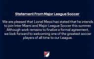 Giải MLS gửi thông điệp chào đón Messi
