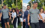 Nữ MC đáp trả khi bị tố 'sờ soạng' Ronaldo