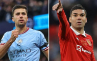 Rodri hay Casemiro là tiền vệ phòng ngự hay nhất thế giới?