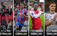10 ngôi sao có thể giúp Arsenal bỏ túi 180 triệu bảng