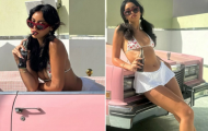Cindy Kimberly khoe dáng bên bộ bikini siêu mỏng