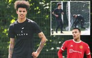 Mason Greenwood lần đầu tiên xuất hiện trên sân tập