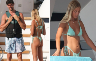 Người đẹp của Courtois diện bikini nóng bỏng giữa nắng vàng Ibiza