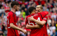 Van de Beek lập siêu phẩm, Juan Mata gửi lời nhắn