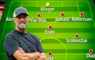 Đội hình cực mạnh của Liverpool khi có Endo