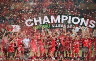 Khoảnh khắc CAHN ăn mừng ngôi vương V-League