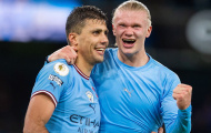 Rodri trách khéo Haaland sau cú ăn ba của Man City