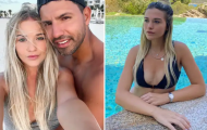 Aguero chia tay bạn gái nóng bỏng