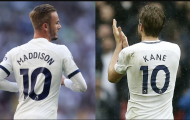 Maddison tiết lộ 'không muốn' kế thừa áo số 10 của Kane