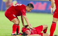 Trung Hiếu gãy xương mác, Việt Hưng phải khâu 20 mũi
