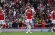 Chạm bóng ít hơn cả Raya, thảm họa tuyến giữa Arsenal lộ diện