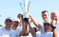 Hậu giải nghệ, Bale nâng cúp vô địch khó tin trên sân golf