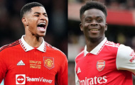 Hai nửa đối nghịch Rashford - Saka