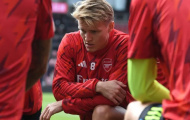 Odegaard phản ứng sau khi Man City sẩy chân