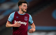 Arteta bênh vực Declan Rice trước fan West Ham
