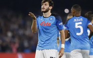 Napoli ra giá bán Khvicha Kvaratskhelia cho M.U