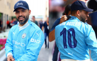 Aguero xuất hiện lạ mắt trong ngày Man City hòa Liverpool 1-1